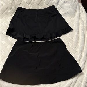 Bundle of 2 Black Women’s size 18 swim skorts